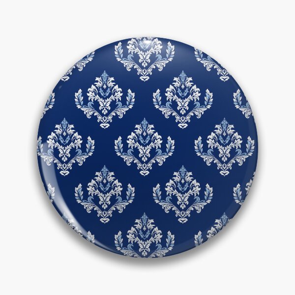 Artikelvorschau, Rococo weiß auf blau entworfen und verkauft von NoerdyundDoerty.