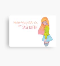 Sass Queen Canvas Print