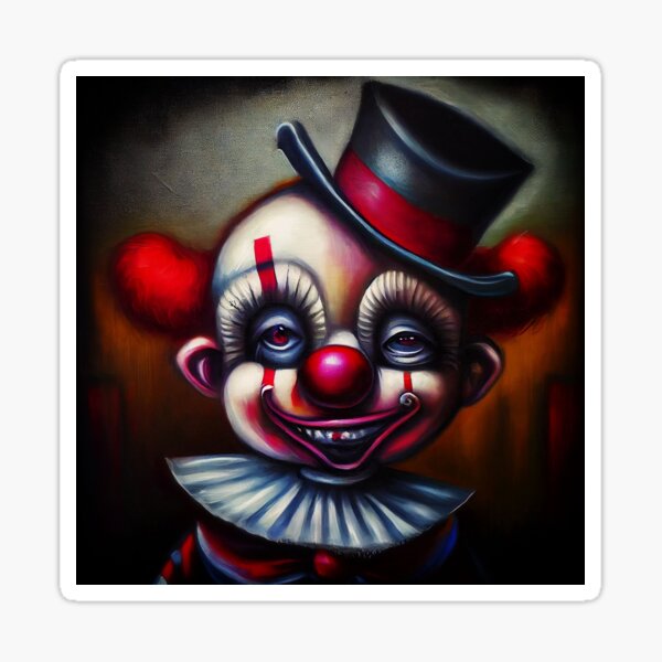 Happy Clown Sticker