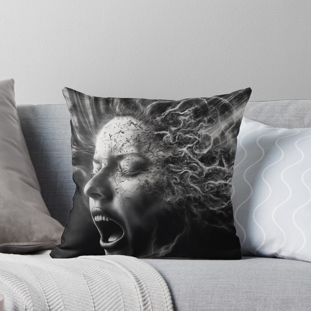 Item preview, Throw Pillow designed and sold by MrUtDesign.