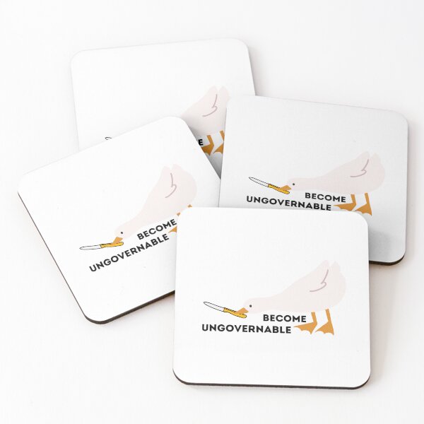 Item preview, Become Ungovernable - Duck With Knife Funny designed and sold by BopleDesigns.
