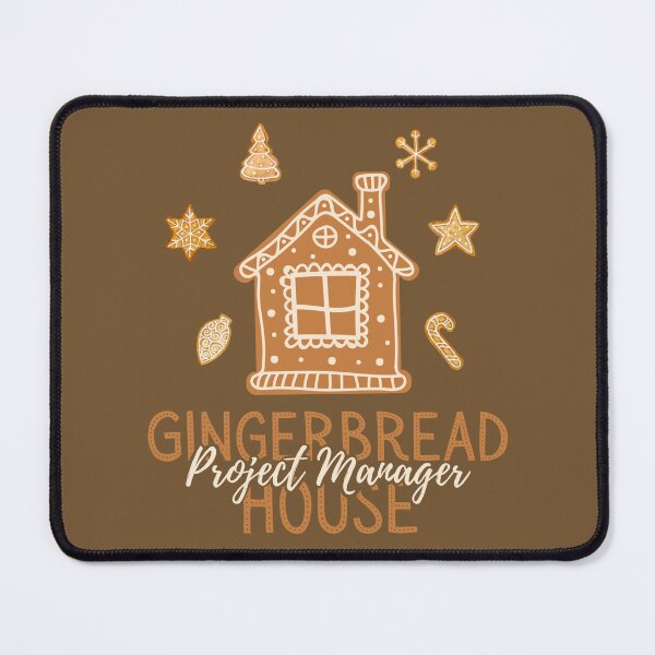 Item preview, Gingerbread House Project Manager-Gingerbread Man Christmas Baking Squad designed and sold by Mixture-DESIGN.
