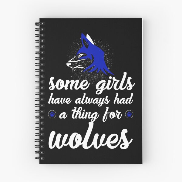 Item preview, Some girls have always had a thing for wolves designed and sold by FanityPrints.