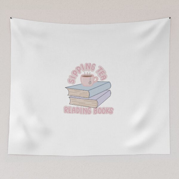 Item preview, Sipping Tea, Reading Books designed and sold by thecoookiegal.