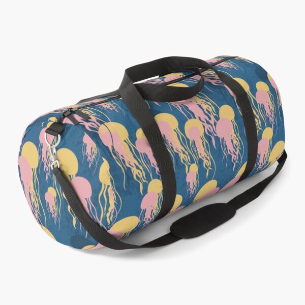 Item preview, Jellyfish Retro Endless Print designed and sold by quirkycounselor.
