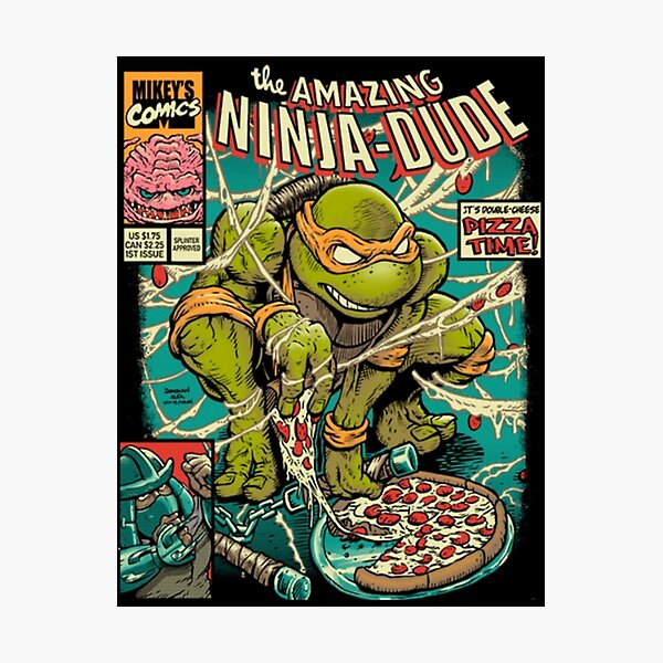 Mikey Pizza Boy   Photographic Print