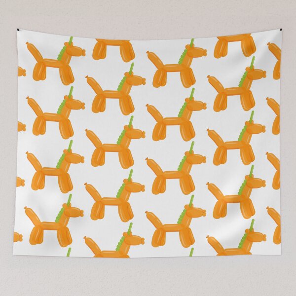 Item preview, ORANGE UNICORN BALLOON designed and sold by Terevela.