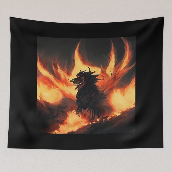 Item preview, Wild beast on fire designed and sold by DopeDesign111.
