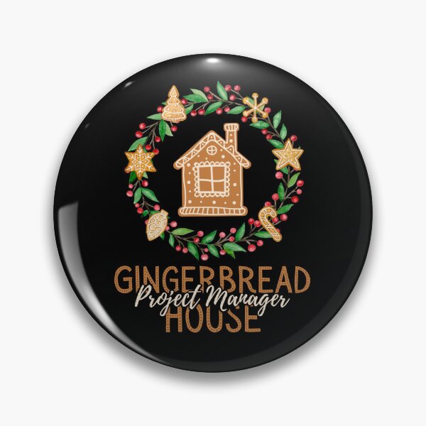 Item preview, Gingerbread House Project Manager-Baking christmas squad designed and sold by Mixture-DESIGN.