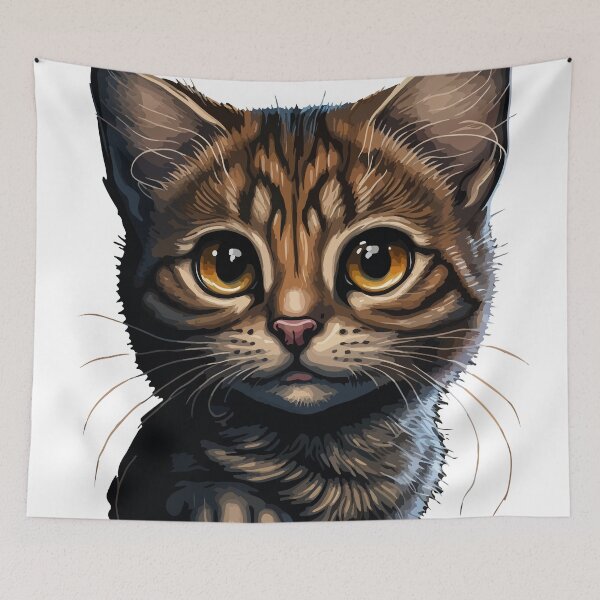 Item preview, Cutie cat looking at you designed and sold by NeroKanji.
