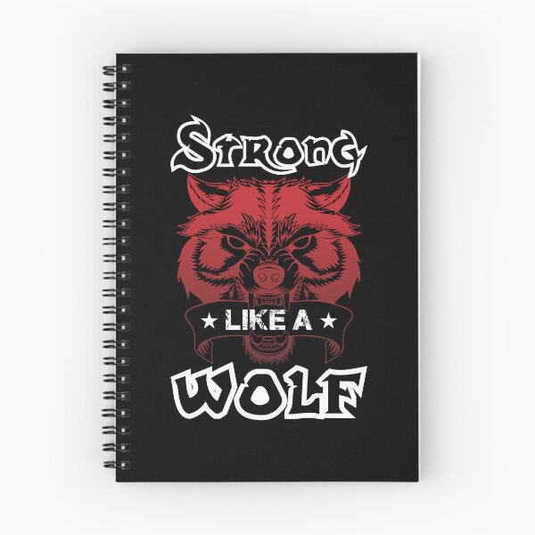 Item preview, Strong like a wolf designed and sold by FanityPrints.