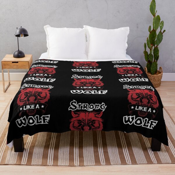 Item preview, Strong like a wolf designed and sold by FanityPrints.