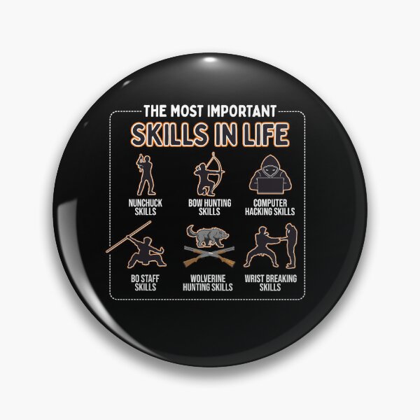 Item preview, Nunchuck Skills, Bow Hunting Skills, Computer Hacking Skills designed and sold by Gerdek.