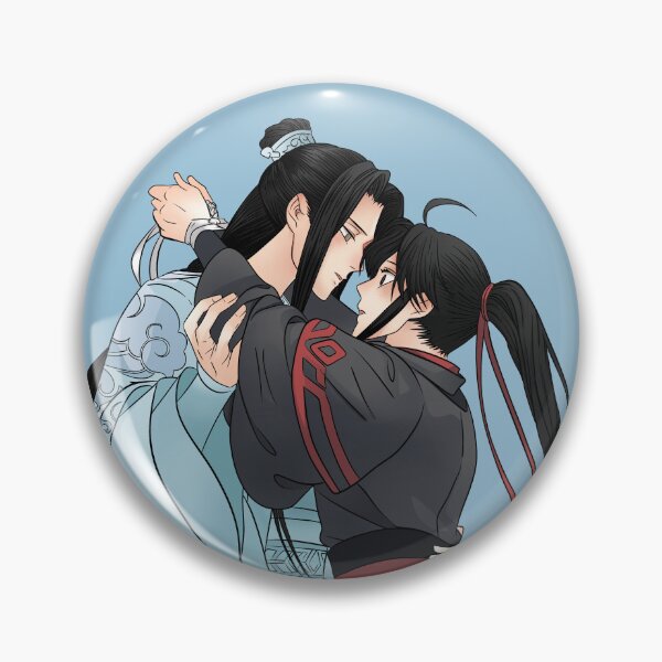 Item preview, Wei Wuxian and Lan Zhan from the manhua Grandmaster of Demonic Cultivation: Mo Dao Zu Shi original artwork designed and sold by EryaMoon.