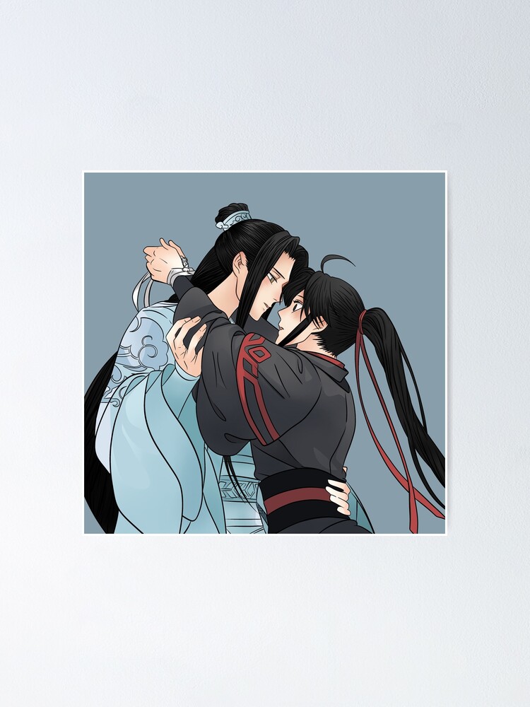 Wei Wuxian and Lan Zhan from the manhua Grandmaster of Demonic Cultivation: Mo  Dao Zu Shi original artwork Poster for Sale by EryaMoon