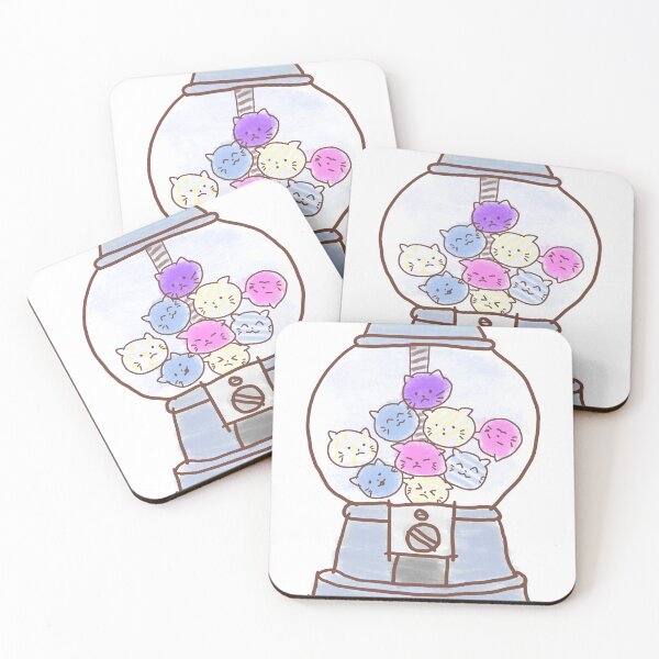 Item preview, Kawaii cat gumball machine designed and sold by Fifiyaa.