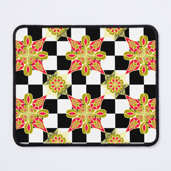 Item preview, Beautiful Mixed Checked Floral Pattern designed and sold by patternologyy.