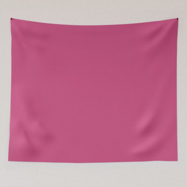 Item preview, Bold Pink Yarrow solid colour designed and sold by coverinlove.