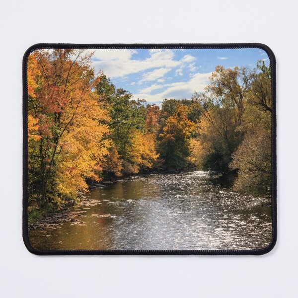 Item preview, Fall colors along the Huron River, Dexter-Huron Metropark, Michigan designed and sold by Daniel Arthur Brown Photography.