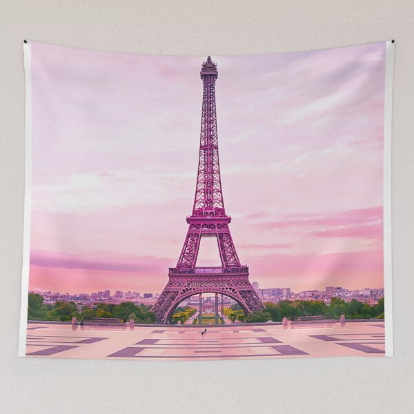 Item preview, Beautiful Eiffel Tower Dusk Moment - Aesthetic Poster designed and sold by cruzzzack.