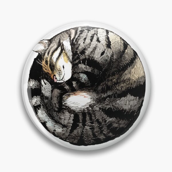 Item preview, Tranquil Cat Sleeps in a Circle designed and sold by J C Phillipps Design.