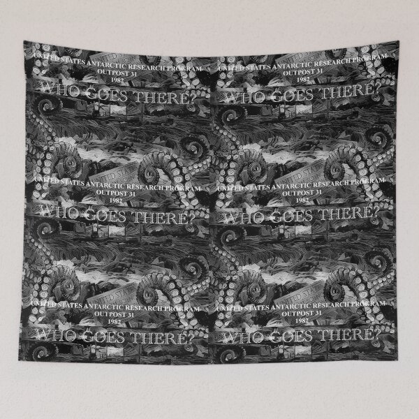 Item preview, Who Goes There? United States Antarctic Research Program Outpost 31 1982 (Black & White) - spcreationsco22 designed and sold by SpCreationsCo22.