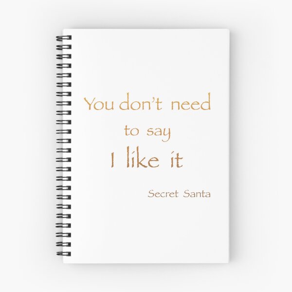 Item preview, Secret Santa message designed and sold by Svetlana  Horvat.