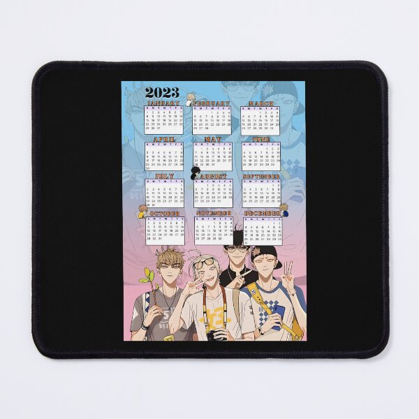 Item preview, Aesthetic anime calendar 2023 year at a glance  designed and sold by RecStore.