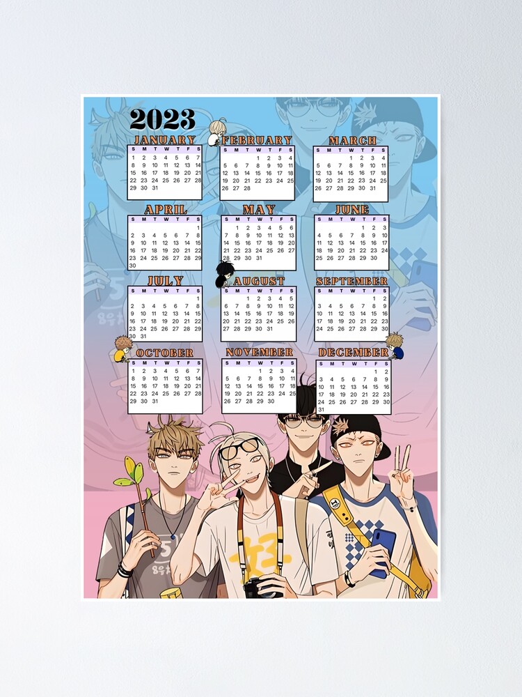 2023 Free Downloadable Anime Calendars  All About Anime and Manga