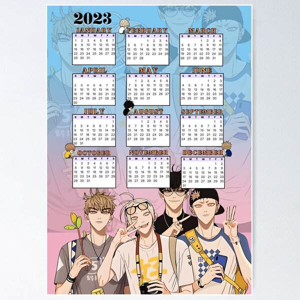 Calendario Haikyuu 2022