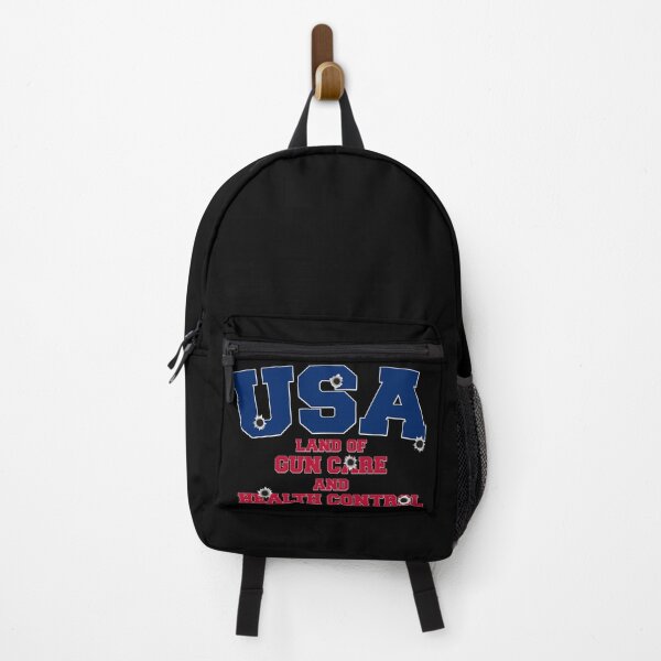 Item preview, USA - land of gun care and health control designed and sold by Signs for Dark Times.