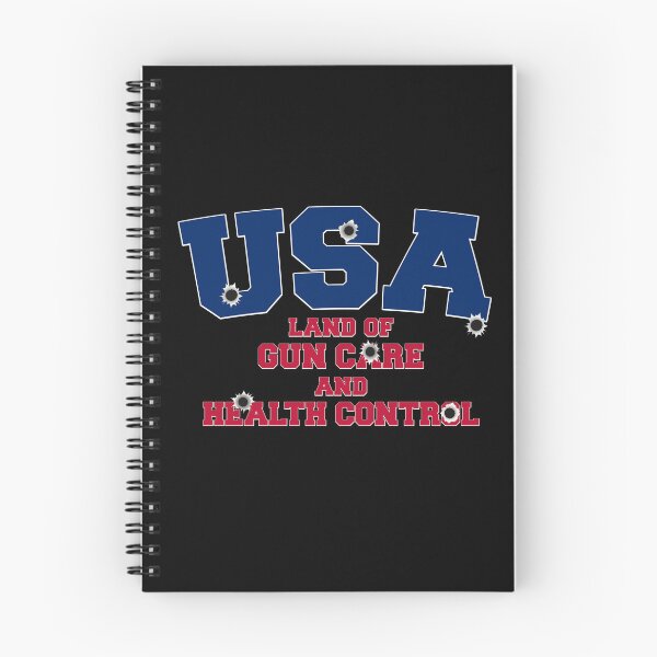 Item preview, USA - land of gun care and health control designed and sold by Signs for Dark Times.