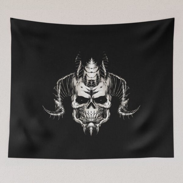 Item preview, Demon Skull W designed and sold by DavidWard01.