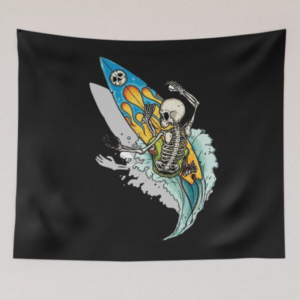 Item preview, skeleton surfing designed and sold by FROMmetoyou1.