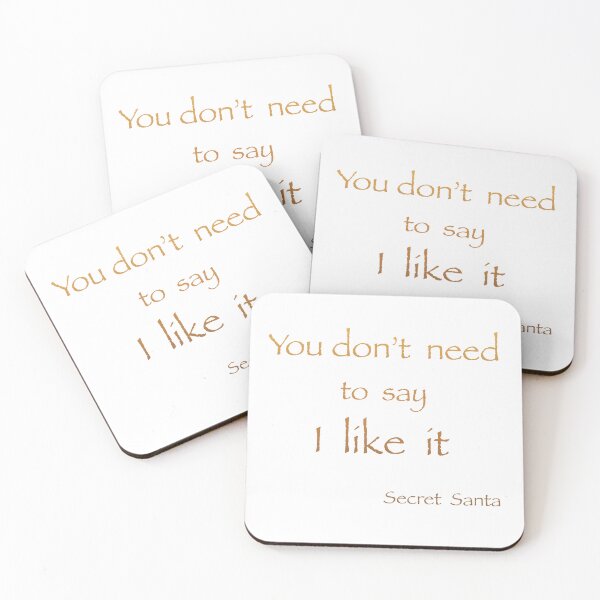 Item preview, Secret Santa message designed and sold by Svetlana  Horvat.