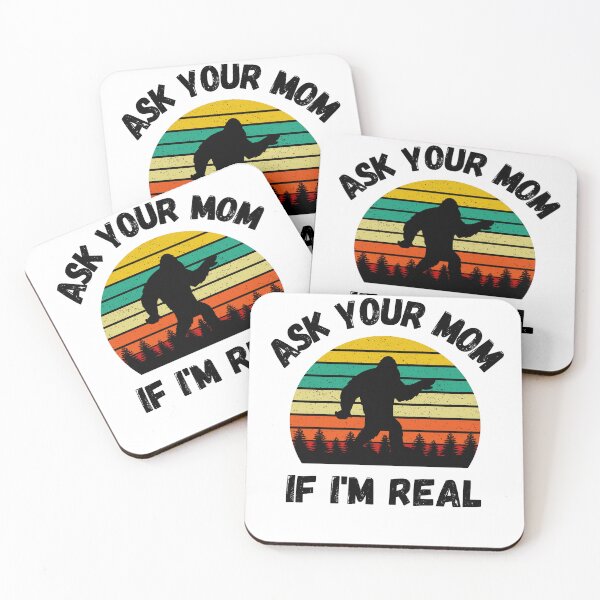 Item preview, Bigfoot, Ask Your Mom If I'm Real, Funny designed and sold by elvisg03.
