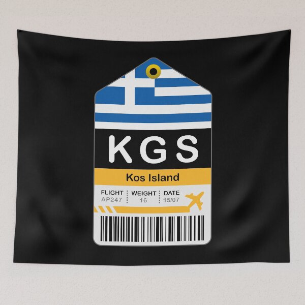 Item preview, Kos Island Luggage Tag - Airport designed and sold by oclatikaz.