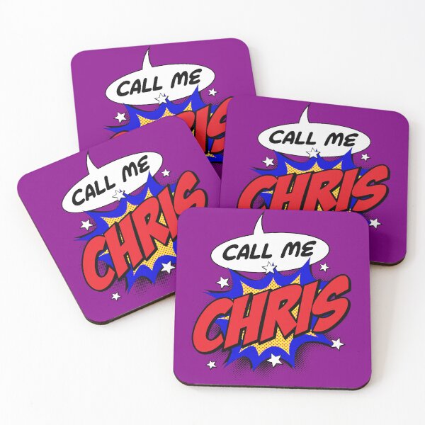 Item preview, Personalised Call Me Chris Pop Art Comic Design designed and sold by CandOCreative.