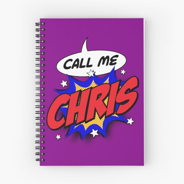 Item preview, Personalised Call Me Chris Pop Art Comic Design designed and sold by CandOCreative.