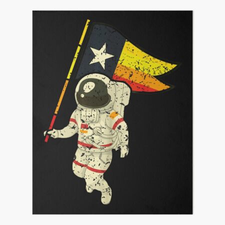 Houston Champ Texas Flag Astronaut Space City - Houston Space City Astronaut   Essential T-Shirt for Sale by NabShirts