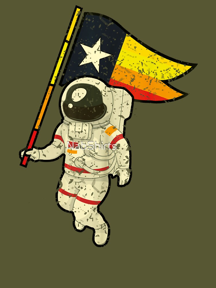 SafSafStore Houston Astros World Series Champ Texas Flag Astronaut Space City Kids T-Shirt