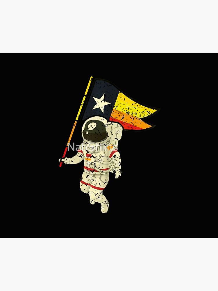 Houston Champ Texas Flag Astronaut Space City - Houston Space City Astronaut   Art Board Print for Sale by NabShirts