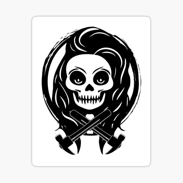 Pirate Skull Net Tights 9986 - Black