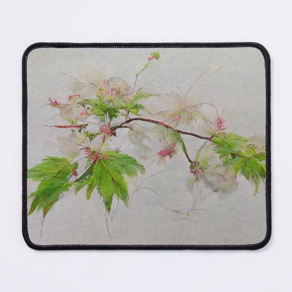 Item preview, Japanese maple blossom branch designed and sold by flowinglobe.