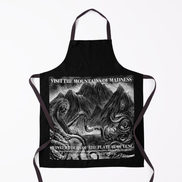 Item preview, Visit The Mountains of Madness, Winter Tours of the Plateau of Leng (Black & White) - spcreationsco22 designed and sold by SpCreationsCo22.