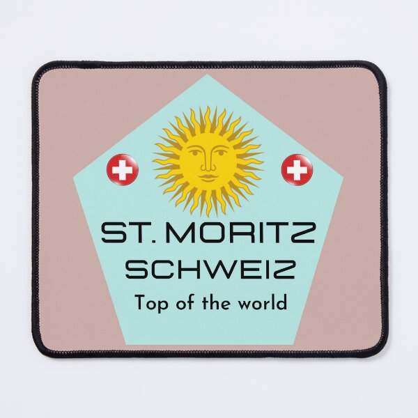 Item preview, St.Moritz Schweiz, mockup designed and sold by LindaLG.