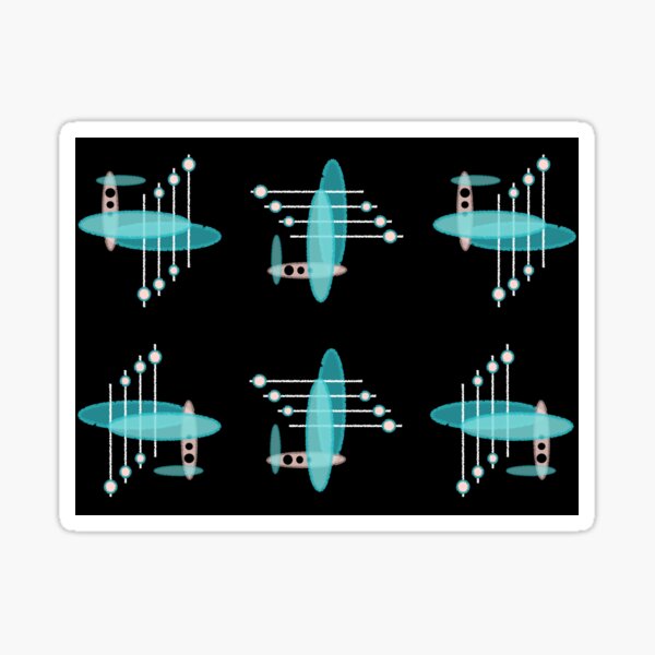 Atomic Bars Sticker