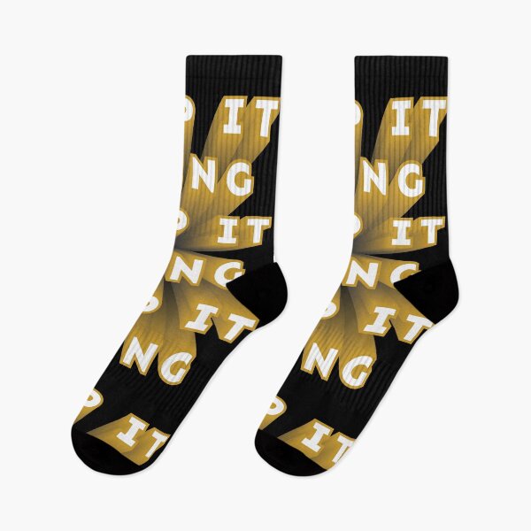 Item preview, Keep It Going repeated 3D text gold white designed and sold by hockeng.