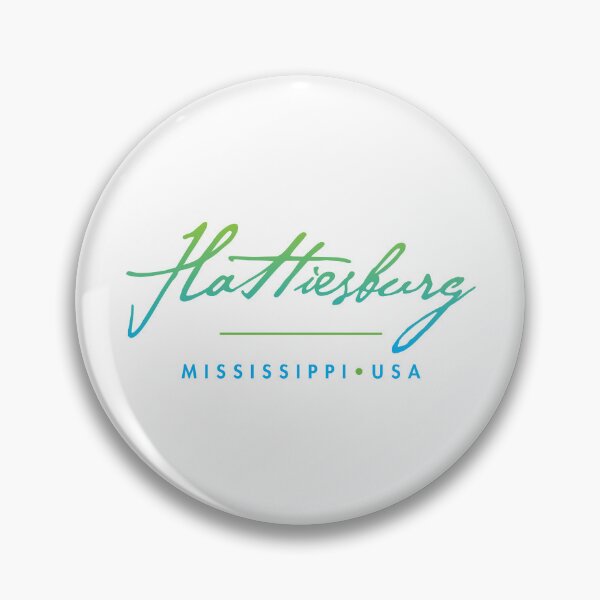 Item preview, Hattiesburg Mississippi Typographic Design designed and sold by Futurebeachbum.