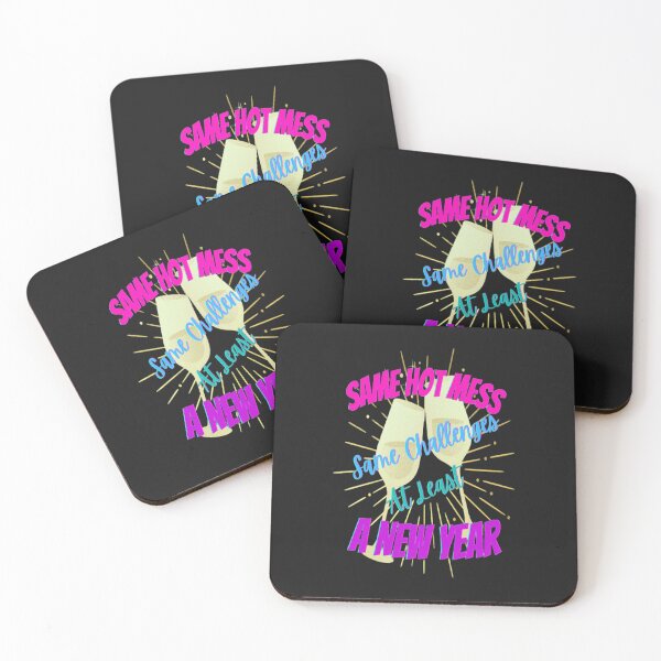 Item preview, Same Hot Mess at Least a New Year Lettering Design, Howdy New Year, New Years Celebration, New Years Eve Countdown designed and sold by Adri Barnard.